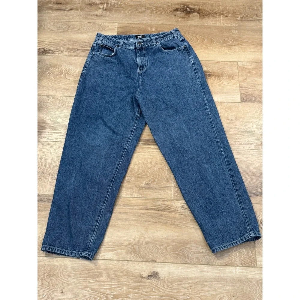 CCS Baggy Loose Taper Jeans Blue Denim‎ W34 L30 Skate Y2K VTG